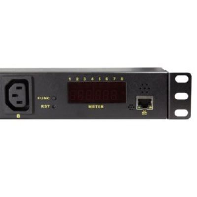3. LogiLink PDU8P01 PDU power distribution unit 8 x network sockets 1U Black