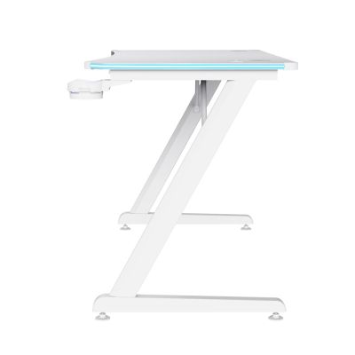 27. TRUST GXT 709W LUMINUS RGB WHITE Gaming Desk