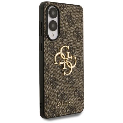 4. Guess Big 4G Logo Classic Logo Case for Samsung Galaxy S25 Edge - Brown