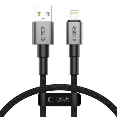 Tech-Protect Ultraboost DNA USB-A / Lightning cable 12W/2.4A 25 cm - gray