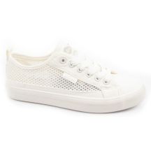 Lee Cooper women's sneakers, openwork, white, comfortable, summer shoes