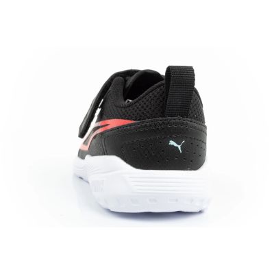 5. Puma Kids' All-Day Sports Sneakers with Hook-and-Loop Fastener, Black and Comfortable