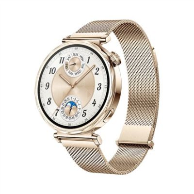 7. Huawei WATCH GT 5 41mm | Smartwatch | GPS (Satellite) | AMOLED | 1.32 inch | Gold
