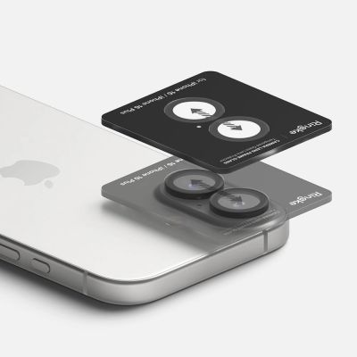 4. Ringke Camera Frame Protector 2-pack for iPhone 16 / 16 Plus - Black