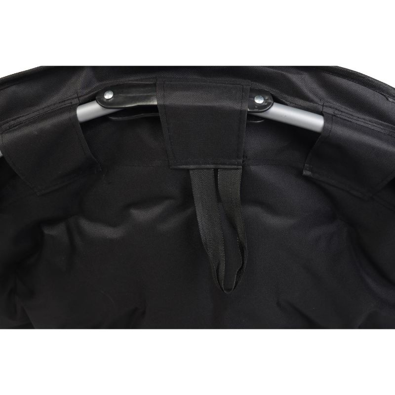 6. TRIP FOLDING CHAIR 83x80x40CM BLACK