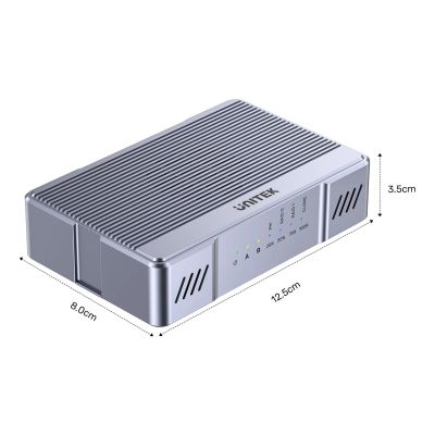 12. Unitek enclosure 2x M.2 20 Gb/s RAID0, RAID1 + cloning