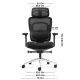 5. Visioner 6.1 Black N Office Chair