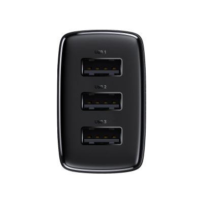 3. Baseus Compact charger 3x USB 17W black (CCXJ020101)