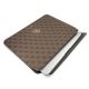 4. Guess 4G Big Logo case for a 13" laptop - brown