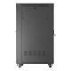 4. Lanberg 19" 32U 600x1000 black floor-standing rack cabinet with glass doors (flat pack)