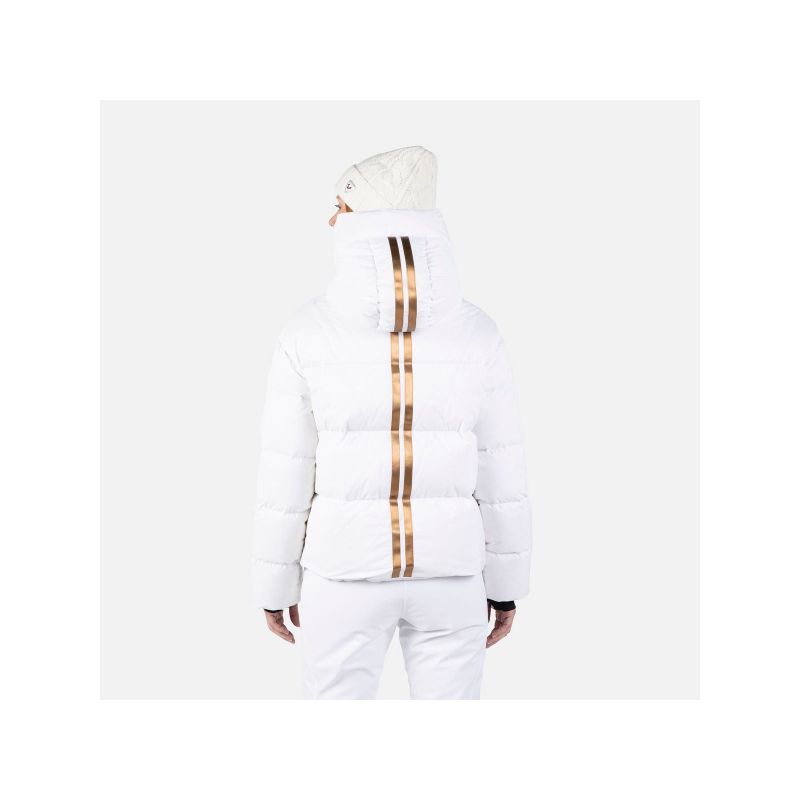 14. Rossignol W Ventina Bomber Down Jacket White