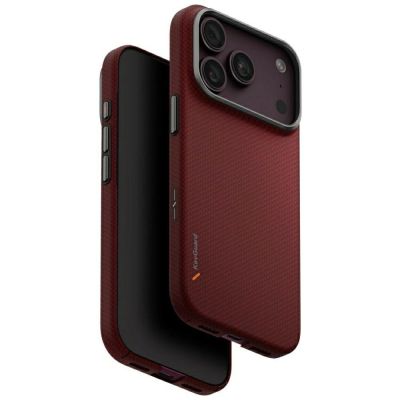 Uniq Keva EDGE Magclick Charging Case for iPhone 18 Pro / 17 Pro - Red