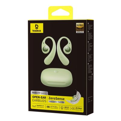 2. Baseus Eli Sport 2 OWS Wireless Headphones with Headband - Green