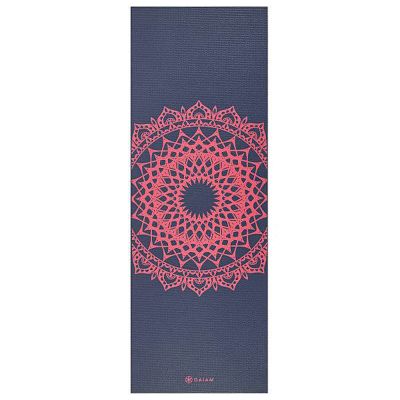 8. GAIAM Pink Marrakesh Yoga Mat 4 MM 62429