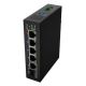 3. SWITCH LANBERG ILFE-4P-1GE-1S-90 LIGHT INDUSTRIAL POE 1XBT 3XAT SFP+ETH DIN FAST ETHERNET
