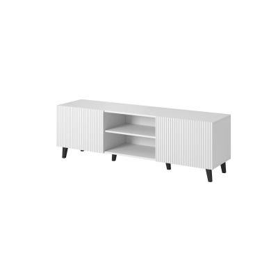 9. TV cabinet PAFOS 150x40x52 white matt