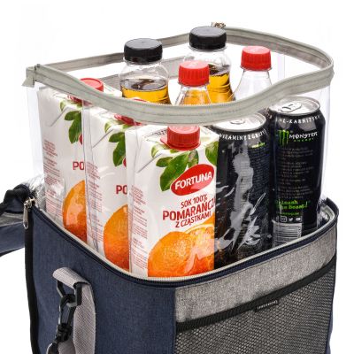 3. Meteor Frigid Thermal Bag 12.5L Navy/Gray