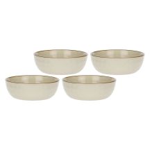 Set of 4 Concerto Avorio Salad Bowls - Ivory, 20 cm