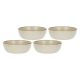 Set of 4 Concerto Avorio Salad Bowls - Ivory, 20 cm