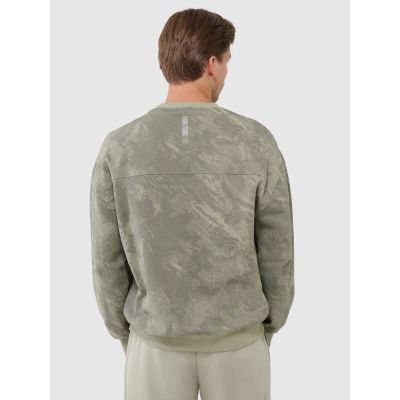 3. Men's sweatshirt without zipper, without hood, 4F 4FWSS25TSWSM1582-44A