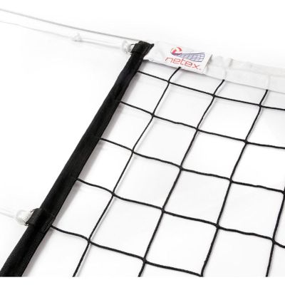 4. PROFESSIONAL VOLLEYBALL NET WITH ANTENNAS BLACK IV mlw NETEX