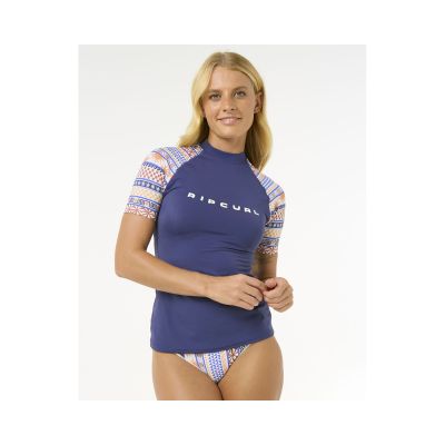 5. Lycra RIP CURL San Carlos Ss Upf Top blue