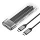 Orico TXM2-C3 M.2 NVME USB-C 3.2 10Gb/s Disk Drive - Gray