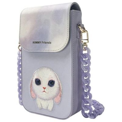 2. Nimmy Big Eyed Pet 2.0 Rabbit Phone Bag - Purple