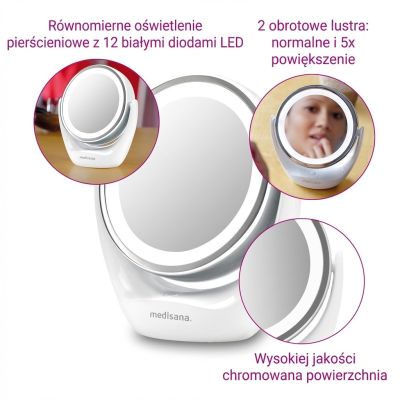 9. Medisana 2-in-1 cosmetic mirror CM 835