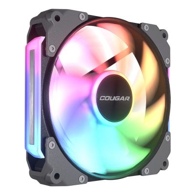 5. COUGAR CF-APR12HB3-RGB Computer Case Fan 12 cm Black 3 pcs.
