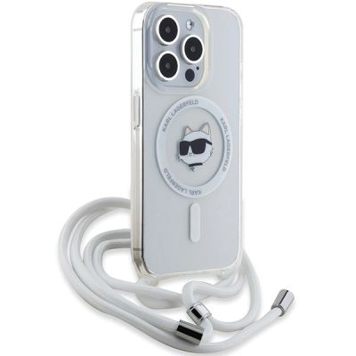 3. Karl Lagerfeld IML Choupette Head & Cord MagSafe case for iPhone 14 Pro Max - transparent
