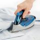 2. Black+Decker BXIR1000E Travel Iron (1000W; blue-silver)
