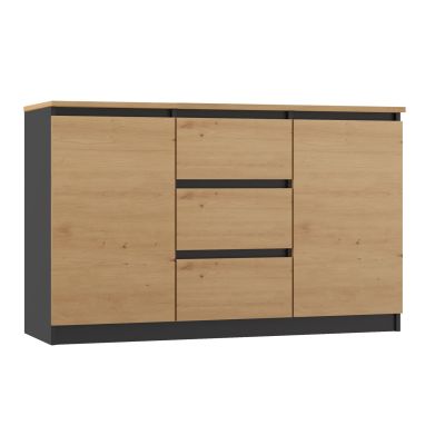 2-DOOR 3-DRAWER ANT/ART CHEST OF DRAWERS ARTISAN TABLETOP SET