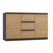 2-DOOR 3-DRAWER ANT/ART CHEST OF DRAWERS ARTISAN TABLETOP SET