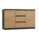 2-DOOR 3-DRAWER ANT/ART CHEST OF DRAWERS ARTISAN TABLETOP SET