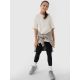5. Girls' oversize plain T-shirt 4F 4FJWSS25TTSHF1851-12S