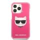 3. Karl Lagerfeld Choupette Head case for iPhone 13 Pro Max - fuchsia