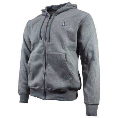 2. Men's Air Jordan Essentials Full Zip Hoodie Tracksuit - DQ7350-091