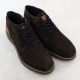 3. Men's Chocolate Suede Leather Ankle Boots Bugatti 331-8373H-1400