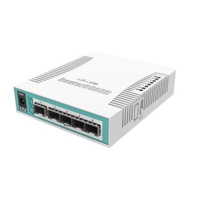 8. Switch Mikrotik CRS106-1C-5S 6p Managed Gigabit