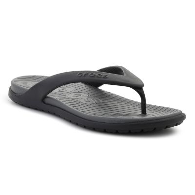 CROCS COAST FLIP BLACK/SLATE GRAY 212035-0DD