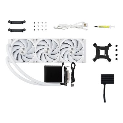 5. Water cooling, 3D AMOLED display - 360mm, white