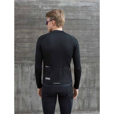 3. POC M's Thermal Lite LS Jersey Black