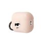 3. Karl Lagerfeld KLAP2RUNCHP AirPods Pro 2 cover pink/pink Silicone Choupette Head 3D