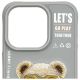 6. Nimmy Cool&Cute 2.0 Bear Case for iPhone 15 Pro - Gray