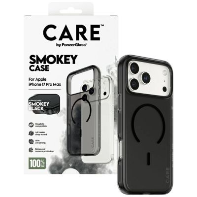 4. CARE by PanzerGlass Flagship Urban Explorer Case w. Black MagSafe for iPhone 17 Pro Max - Black