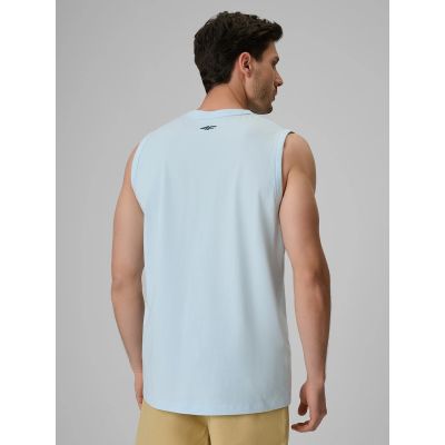 2. Men's sleeveless relaxed smooth t-shirt 4F 4FRSS26TSLEM330-34S