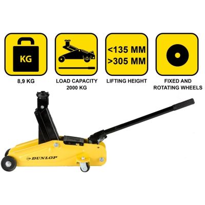 7. CAR JACK HYDRAULIC JACK FROG DUNLOP 2000KG