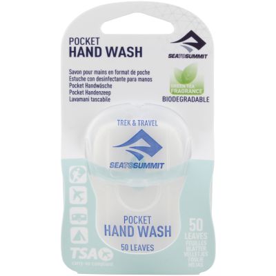 2. SEA TO SUMMIT Trek & Travel Pocket Hand Wash Sheets, 50 pcs