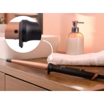 12. ELDOM HAIR CURLING IRON HS12 ZIA 45W ADJUSTMENT 120-200 DEGREES 5 PROGRAMS